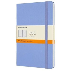 ♥️BUY 5 GET 3 FREE  Moleskine Classic Notebook, Large, Ruled, Hydrangea Blue